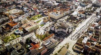Rezultati i nagrade na Međunarodnom opštem javnom konkursu za izradu idejnog urbanističko-arhitektonskog rješenja centralne pješačke zone Banjoj Luci. 